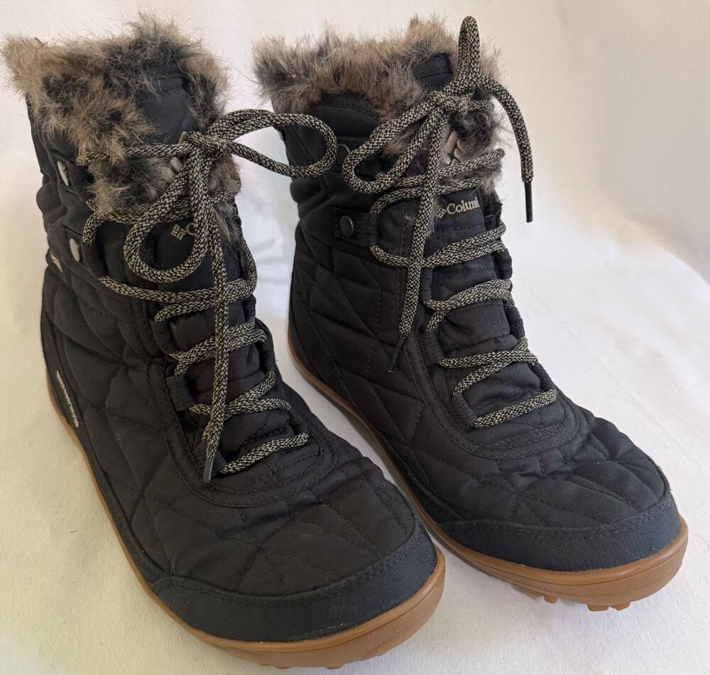 Columbia Women's Minx Shorty Winter Boots | 11 | Black | Fur Lined Boot | NEW!!!